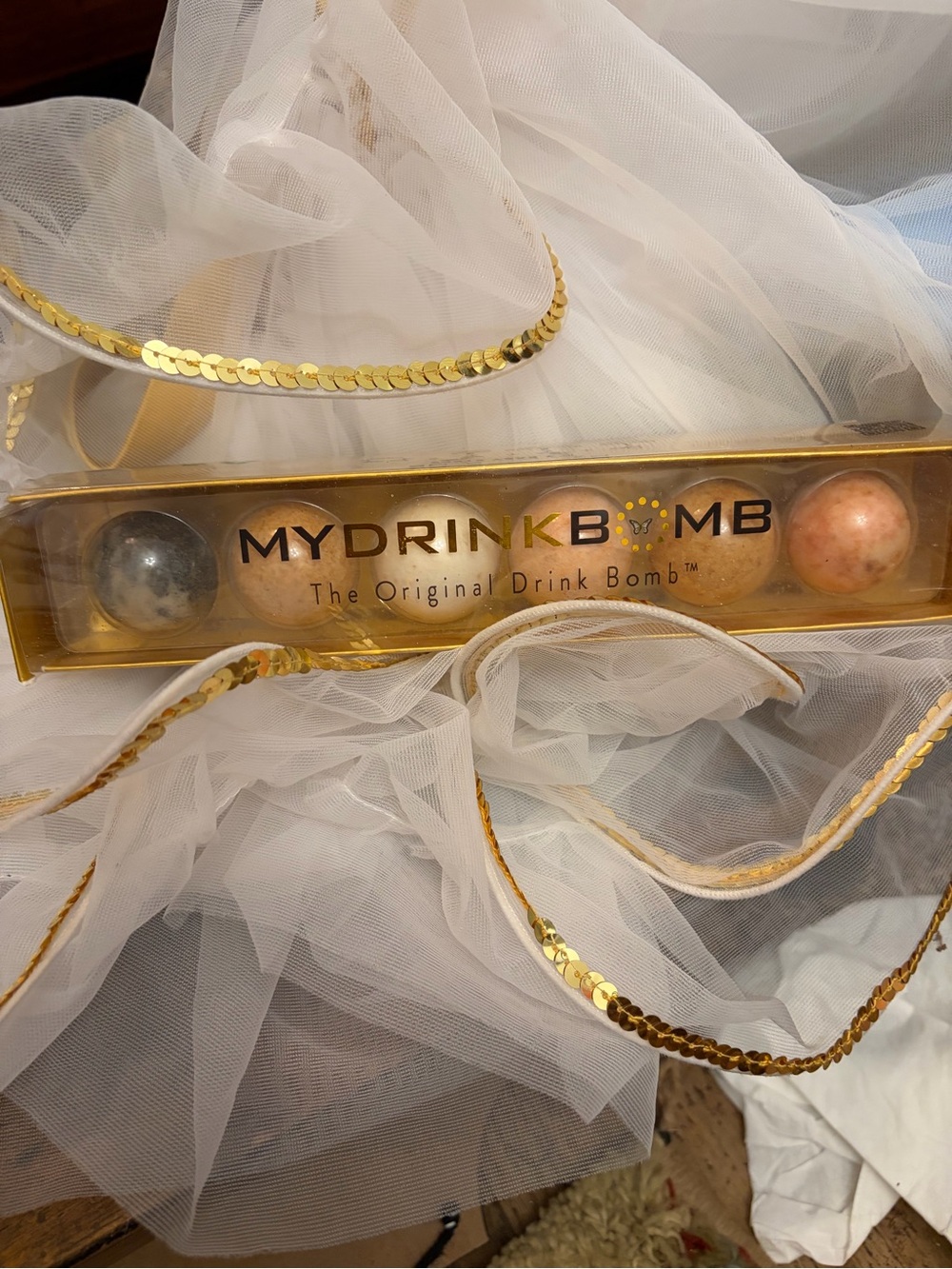Metallic Drink Bomb Set - Gold, Silver, Rose Gold